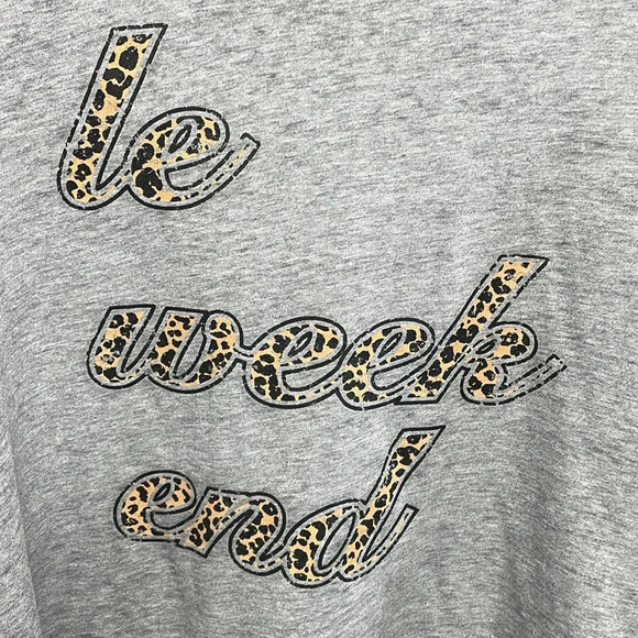 NWOT C&C California Long Sleeve Top Le Weekend Cheetah Print S - Picture 2 of 15